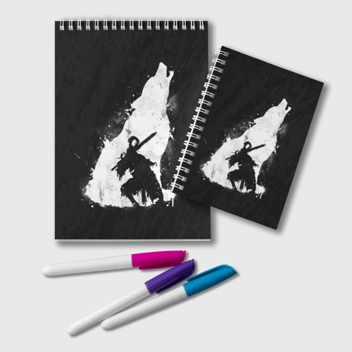 Блокнот Dark Souls wolf Дарк Соулс волк