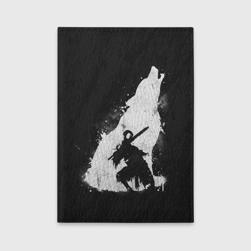 Обложка для автодокументов Dark Souls wolf Дарк Соулс волк