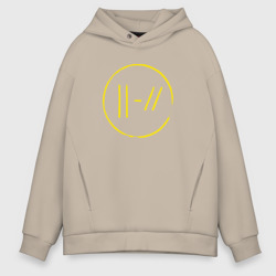 Мужское худи Oversize хлопок Twenty one pilots trench