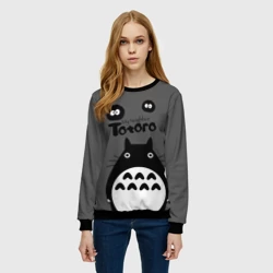 Женский свитшот 3D Мой сосед Тоторо - фото 2