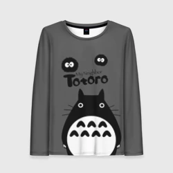 Женский лонгслив 3D Мой сосед Тоторо