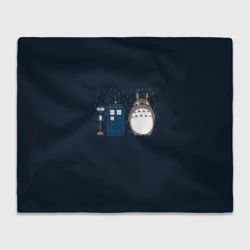 Плед 3D Тоторо и Тардис