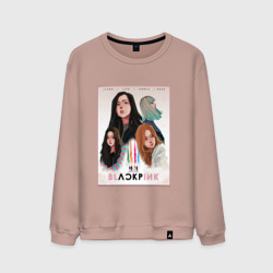 Мужской свитшот хлопок Blackpink Jisoo Lisa Jennie Rose