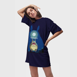 Платье-футболка 3D Тоторо с открытым ртом - фото 2