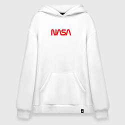 Худи SuperOversize хлопок NASA red