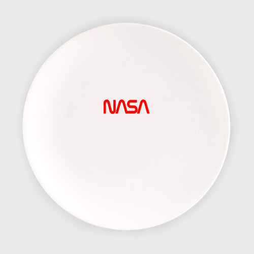 Тарелка NASA red