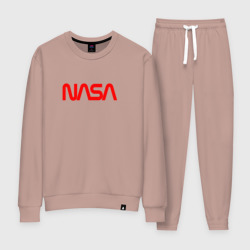 Женский костюм хлопок NASA red