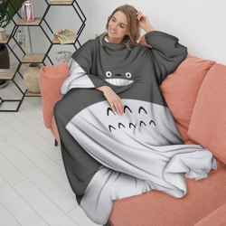 Плед с рукавами Большой Тоторо - фото 2