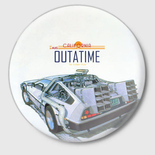 Значок De Lorean Outatime