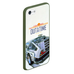 Чехол для iPhone 5/5S матовый De Lorean Outatime - фото 2