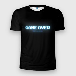 Мужская футболка 3D Slim Game Over