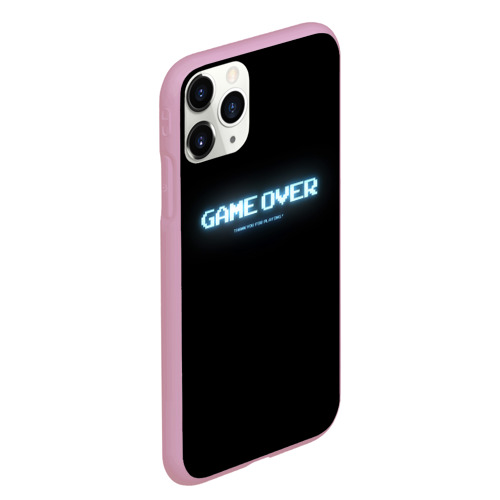 Чехол для iPhone 11 Pro Max матовый Game Over, цвет розовый - фото 3