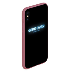 Чехол для iPhone XS Max матовый Game Over - фото 2