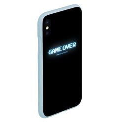 Чехол для iPhone XS Max матовый Game Over - фото 2