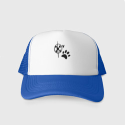 Кепка тракер с сеткой Ladybug и лапка кота