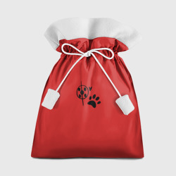 Мешок новогодний Ladybug и лапка кота