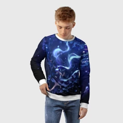 Детский свитшот 3D Вокалоид Мику Аква - фото 2