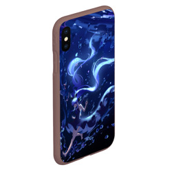 Чехол для iPhone XS Max матовый Вокалоид Мику Аква - фото 2