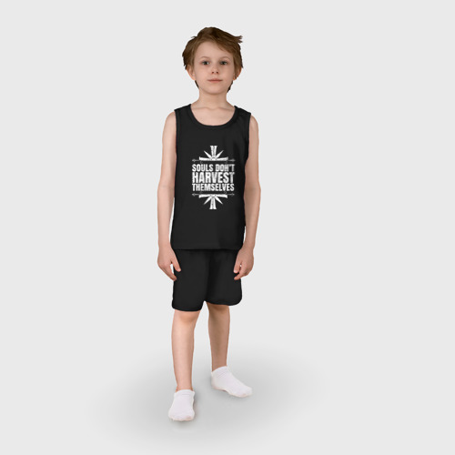 Детская пижама с шортами хлопок Far Cry 5, цвет черный - фото 3