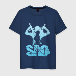 Мужская футболка хлопок Мастера меча онлайн Кирито и Асуна