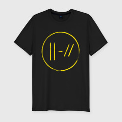 Мужская футболка хлопок Slim Twenty One Pilots Trench