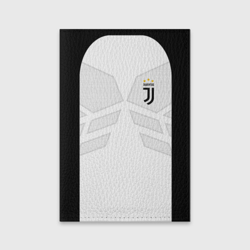 Обложка для паспорта матовая кожа Juventus sport, цвет черный