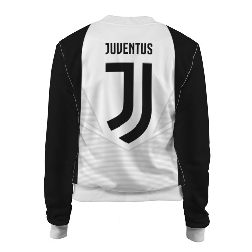 Женский бомбер 3D JUVENTUS SPORT (НА СПИНЕ), цвет белый - фото 2