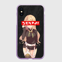 Чехол для iPhone XS Max матовый Senpai в цвете