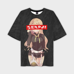 Мужская футболка oversize 3D Senpai в цвете