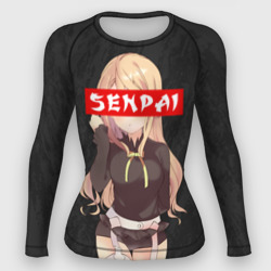 Женский рашгард 3D Senpai в цвете