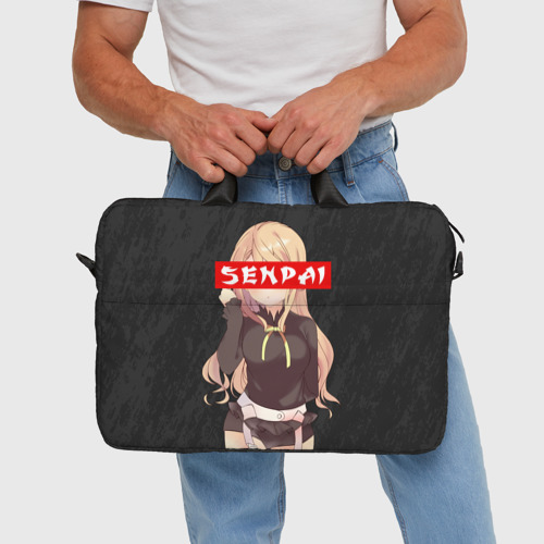 Сумка для ноутбука 3D Senpai в цвете, цвет 3D печать - фото 5