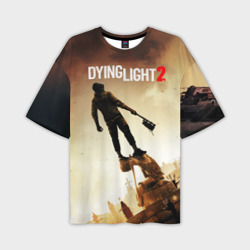 Мужская футболка oversize 3D Dying Light 2