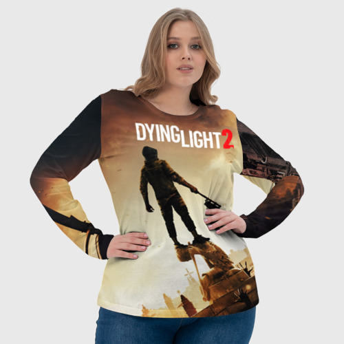 Женский лонгслив 3D Dying Light 2, цвет 3D печать - фото 6