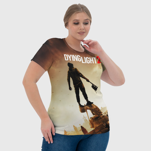 Женская футболка 3D Dying Light 2, цвет 3D печать - фото 6