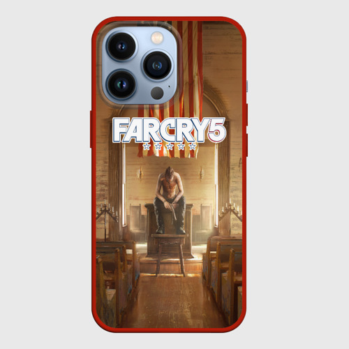 Чехол для iPhone 13 Pro Far Cry 5, цвет красный