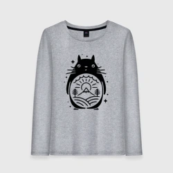 Женский лонгслив хлопок Мой сосед Тоторо