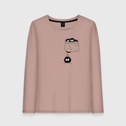 Женский лонгслив хлопок Тоторо