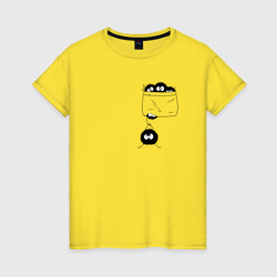 Тоторо – Женская футболка хлопок с принтом купить со скидкой в -20%