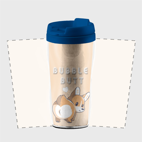Термокружка-непроливайка Bubble butt, цвет синий - фото 2