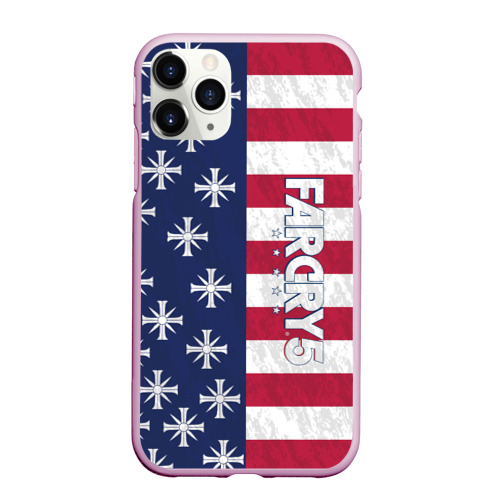 Чехол для iPhone 11 Pro Max матовый Far Cry 5, цвет розовый