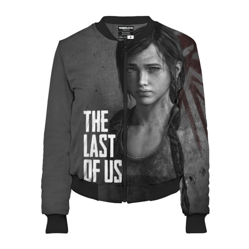 Женский бомбер 3D The Last of Us, цвет черный