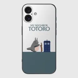 Чехол для iPhone 16 силиконовый с защитой камеры Мой сосед Тоторо