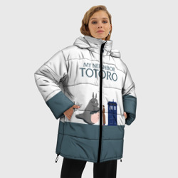 Женская зимняя куртка Oversize Мой сосед Тоторо - фото 2