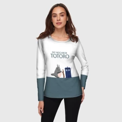 Женский лонгслив 3D Мой сосед Тоторо - фото 2