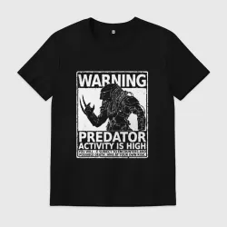 Мужская футболка хлопок Predator хищник