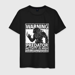 Мужская футболка хлопок Predator хищник