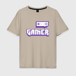 Мужская футболка хлопок Oversize Gamer Twitch