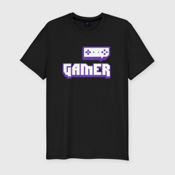 Мужская футболка хлопок Slim Gamer Twitch
