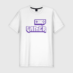 Мужская футболка хлопок Slim Gamer Twitch