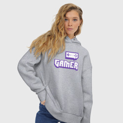 Женское худи Oversize хлопок Gamer Twitch - фото 2